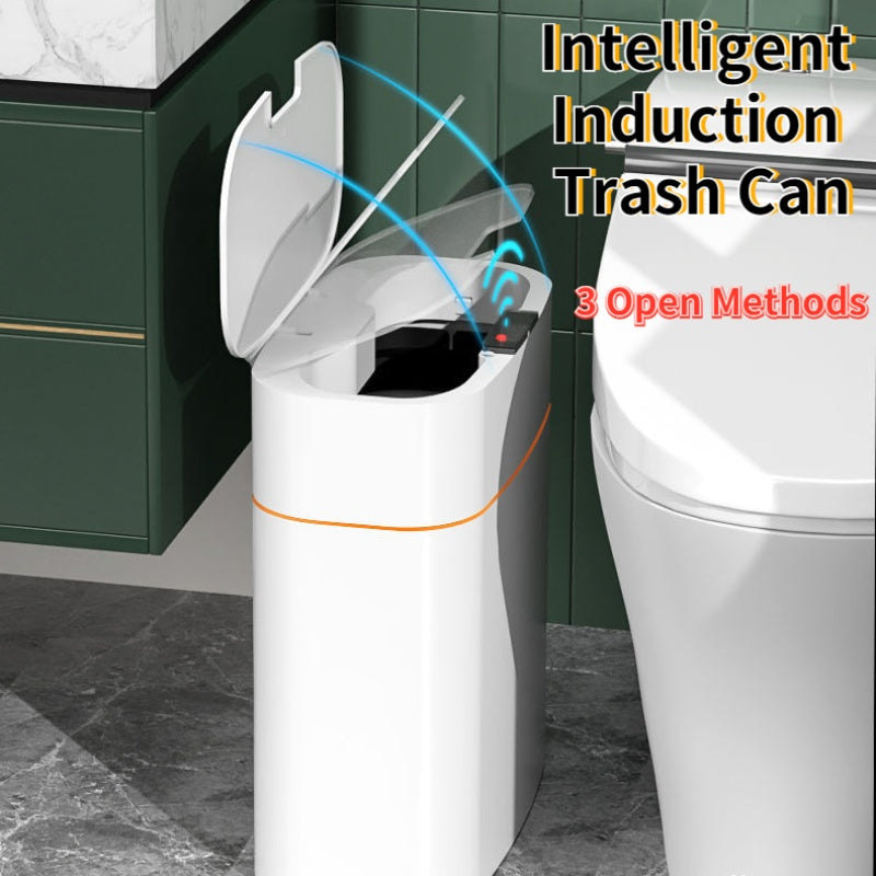Smart Trash Can With Lid For Bedroom And Living Room Kitchen Storage Box Trash Can