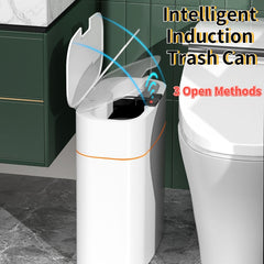 Smart Trash Can With Lid For Bedroom And Living Room Kitchen Storage Box Trash Can